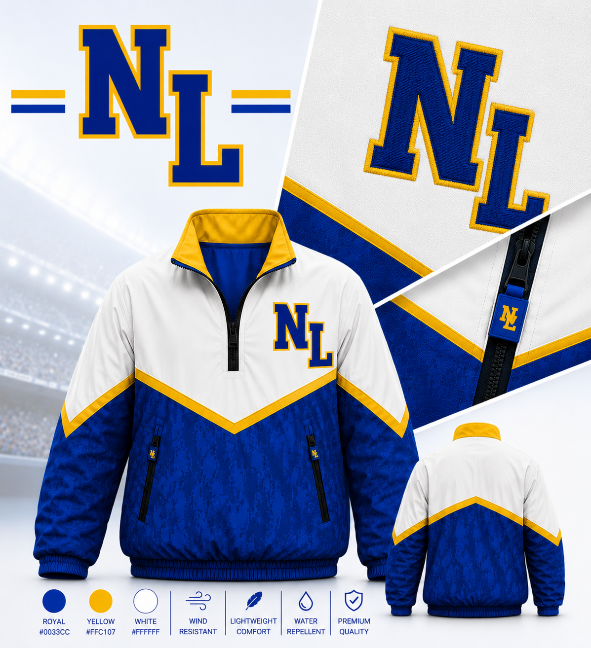 North Lamar Panthers Windbreakers