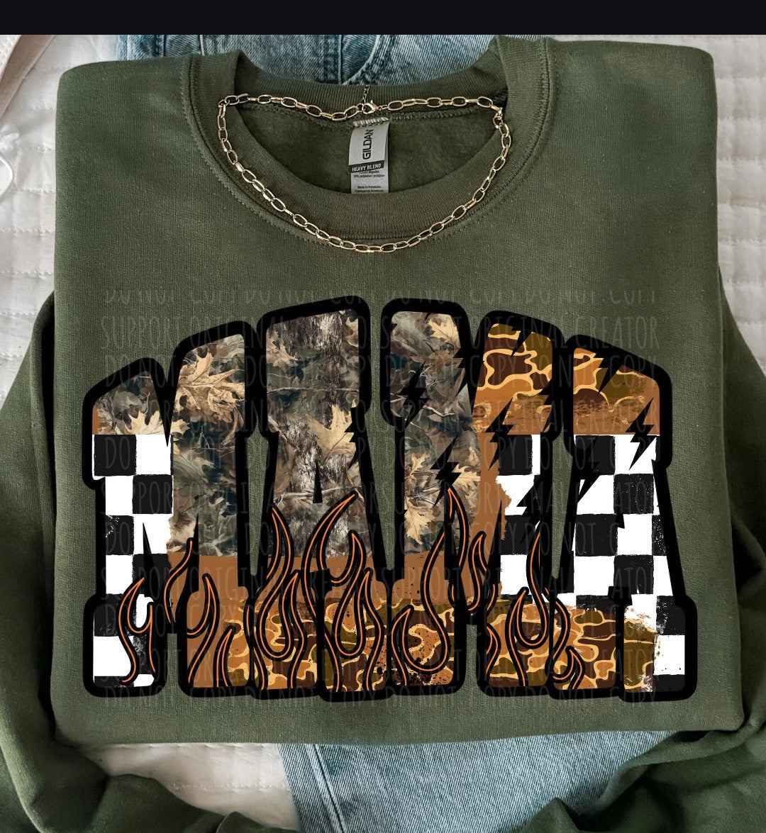 Mama Camo and Checkers