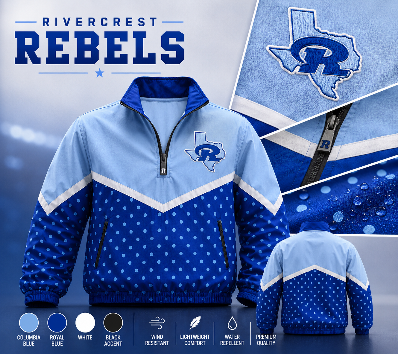 Rivercrest Rebels Windbreaker