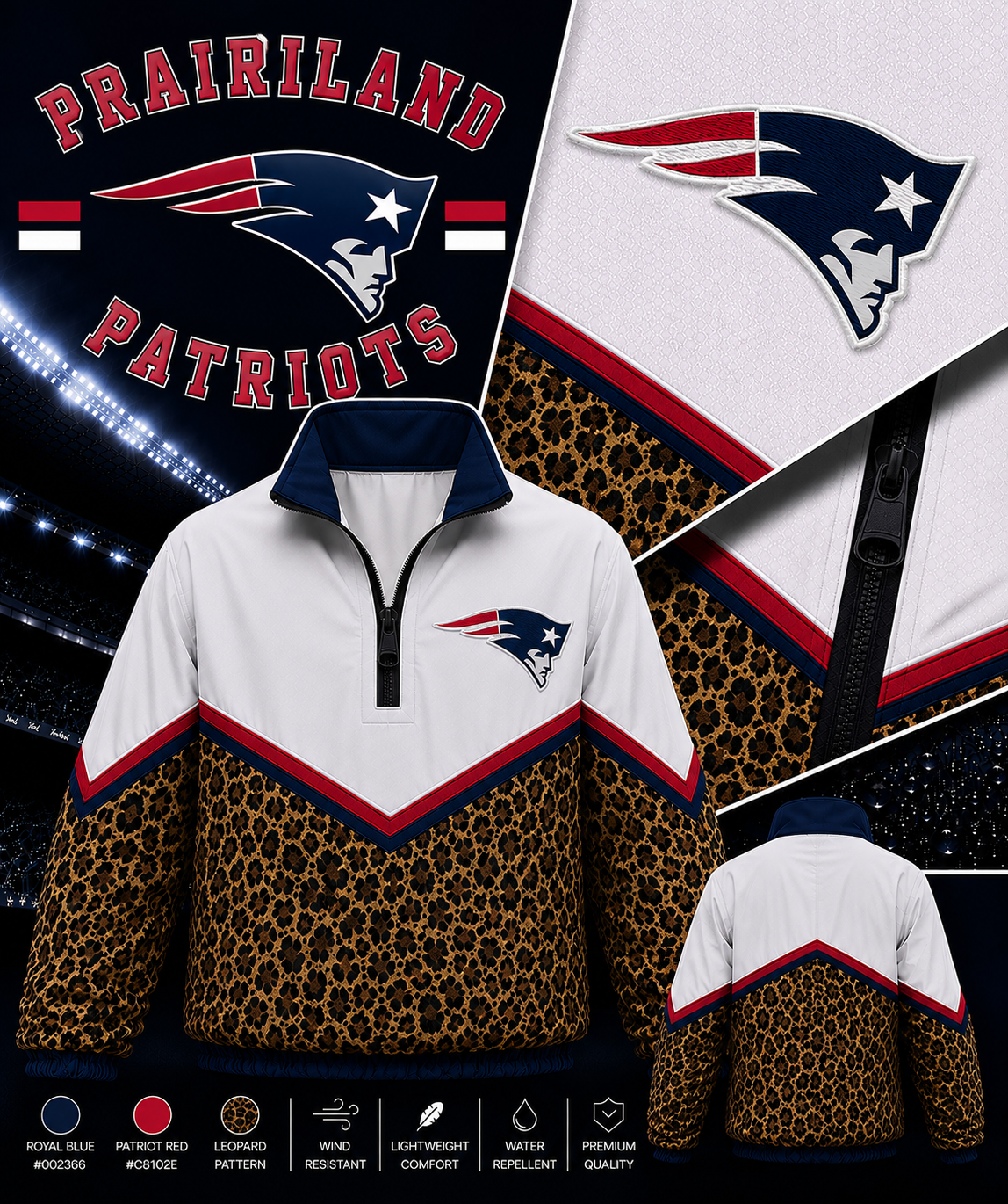 Prairiland Patriots Windbreaker