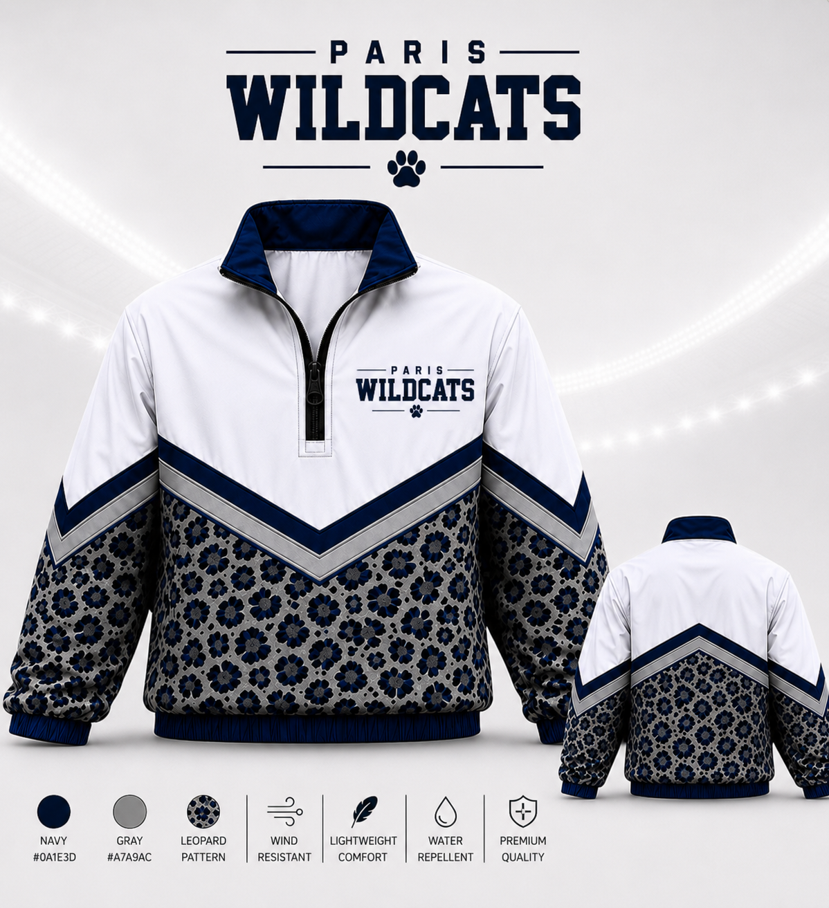 Paris Wildcats Windbreaker