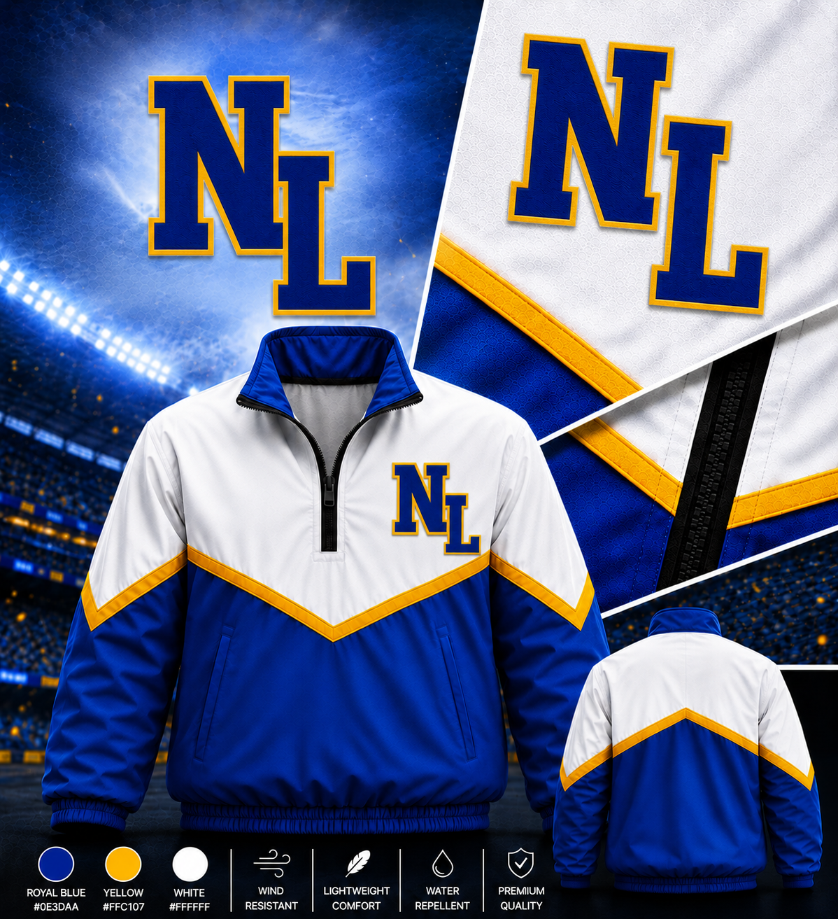 North Lamar Panthers Windbreakers