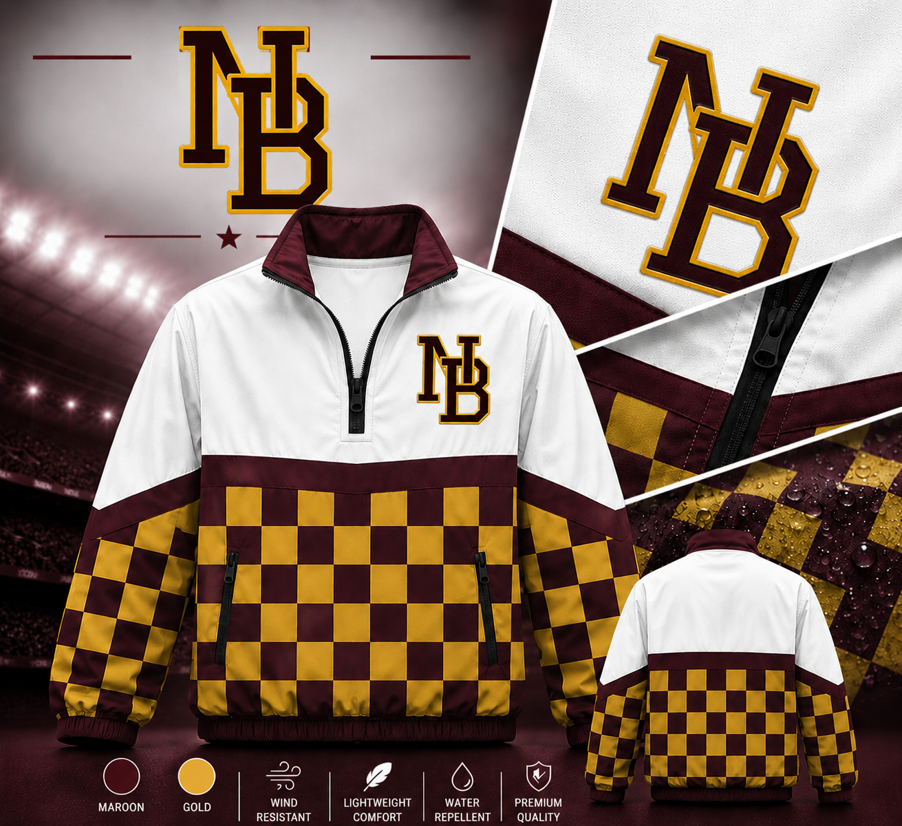 New Boston Lions Windbreakers