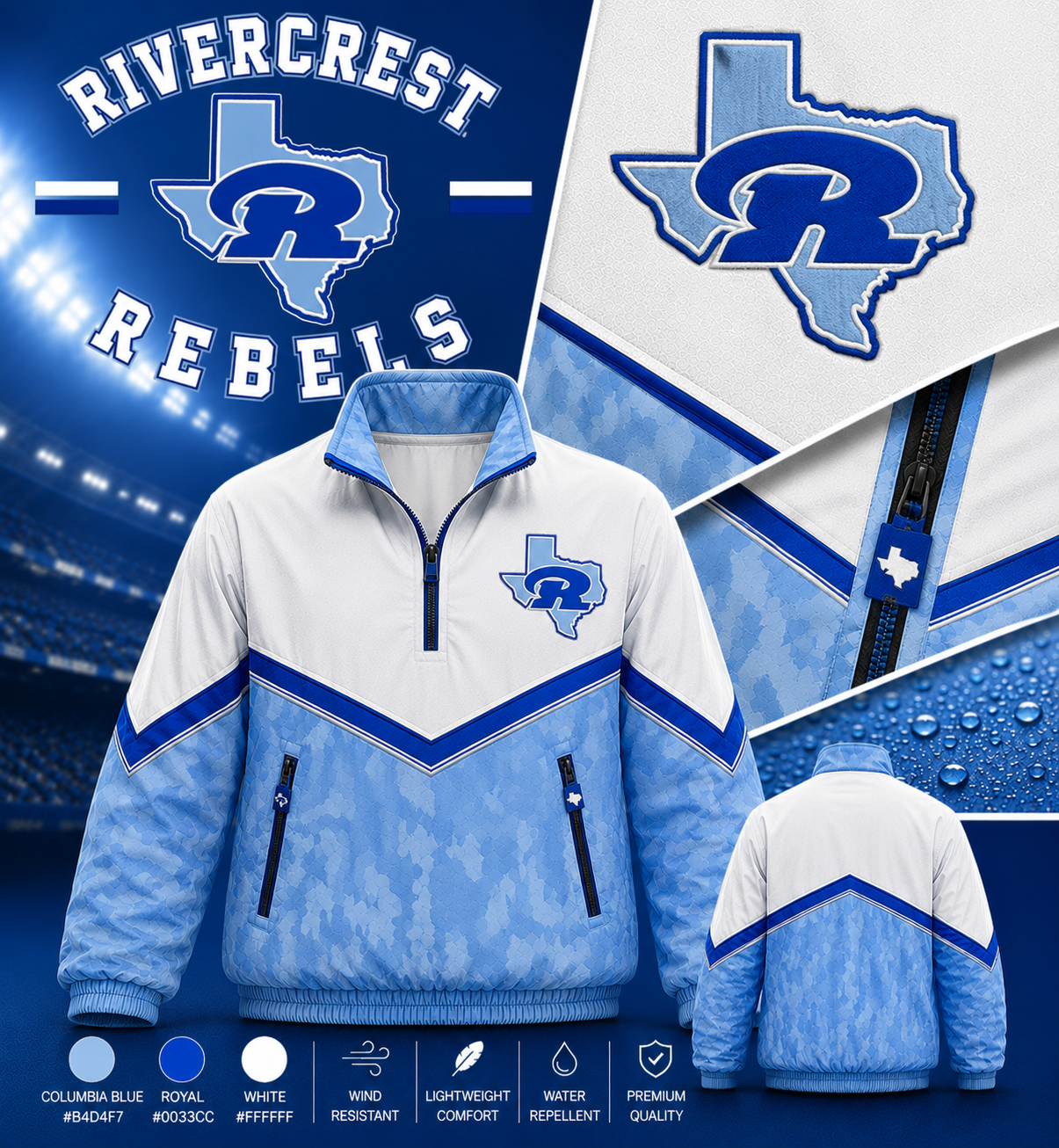 Rivercrest Rebels Windbreaker