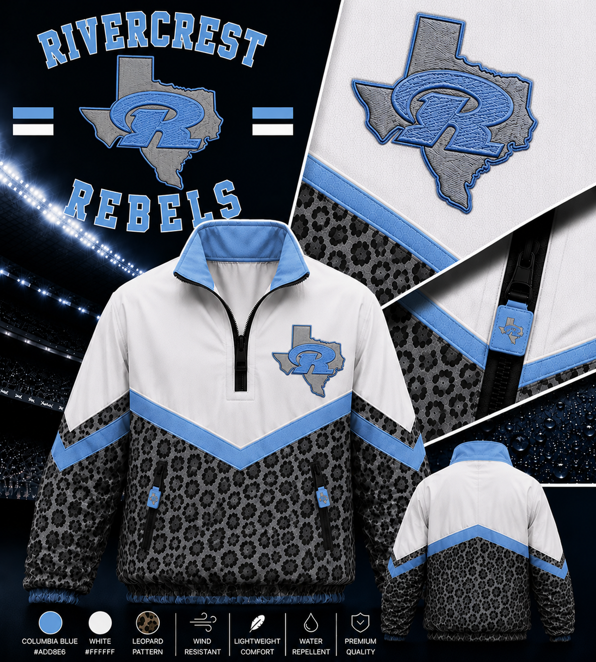Rivercrest Rebels Windbreaker