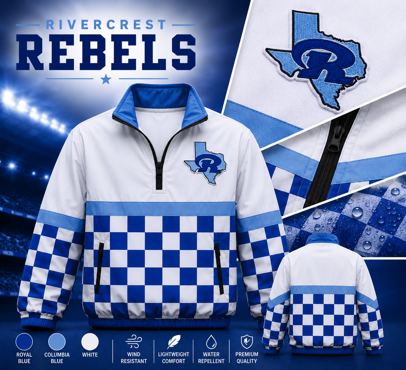 Rivercrest Rebels Windbreaker