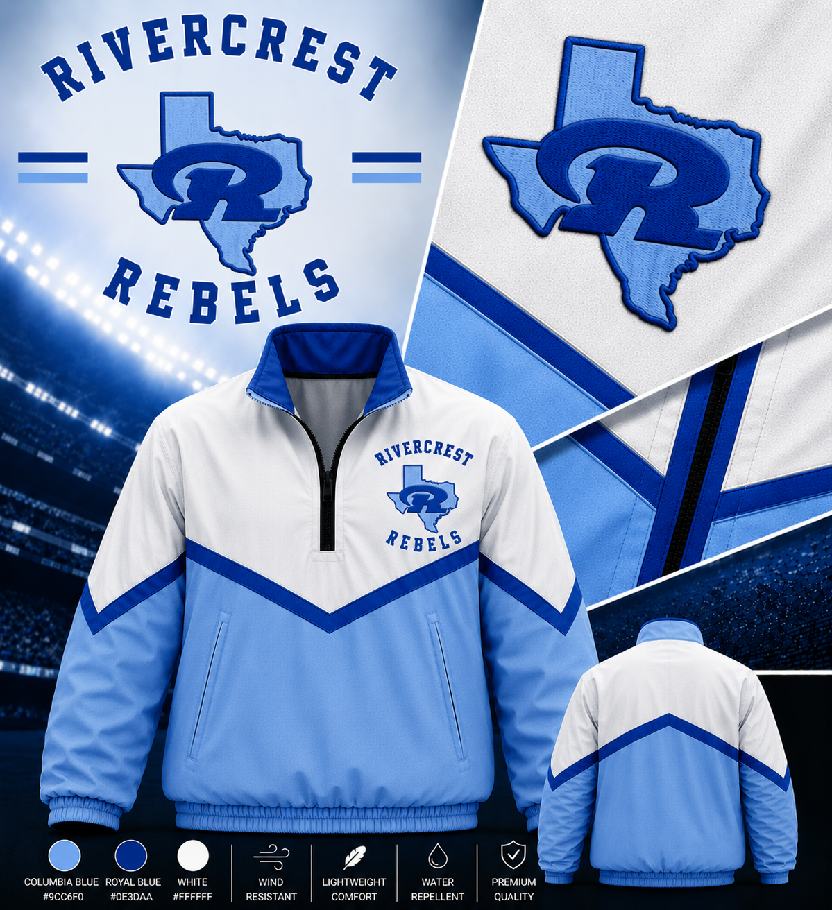 Rivercrest Rebels Windbreaker