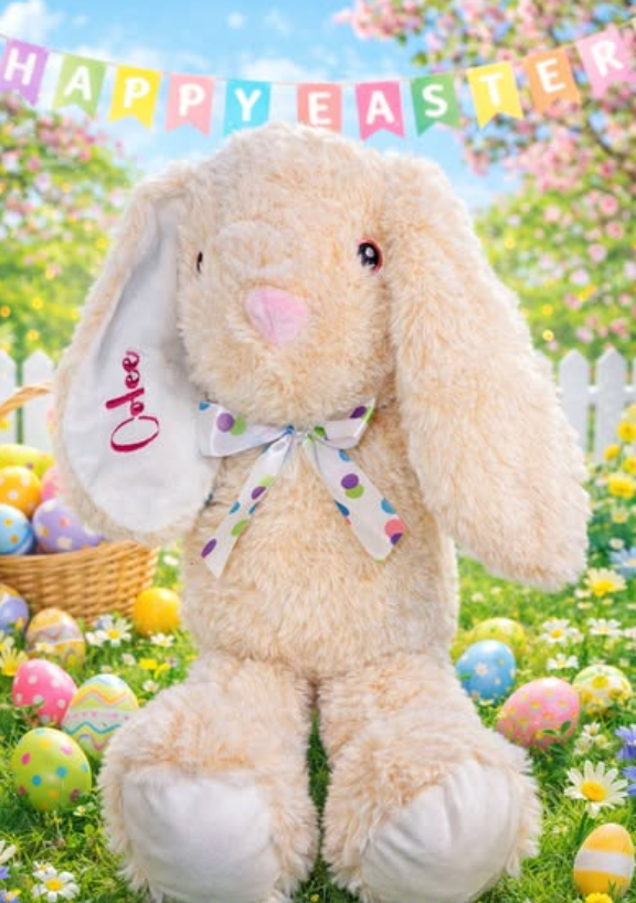 Embroidery bunny