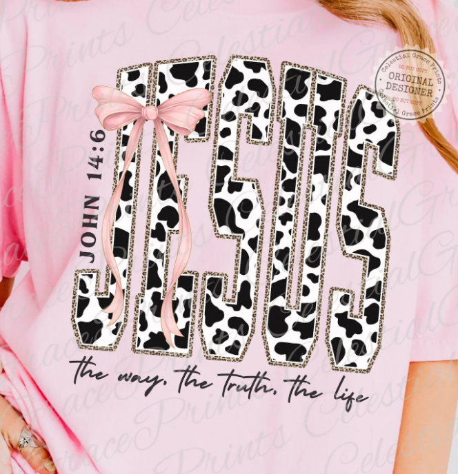Jesus Cow Print